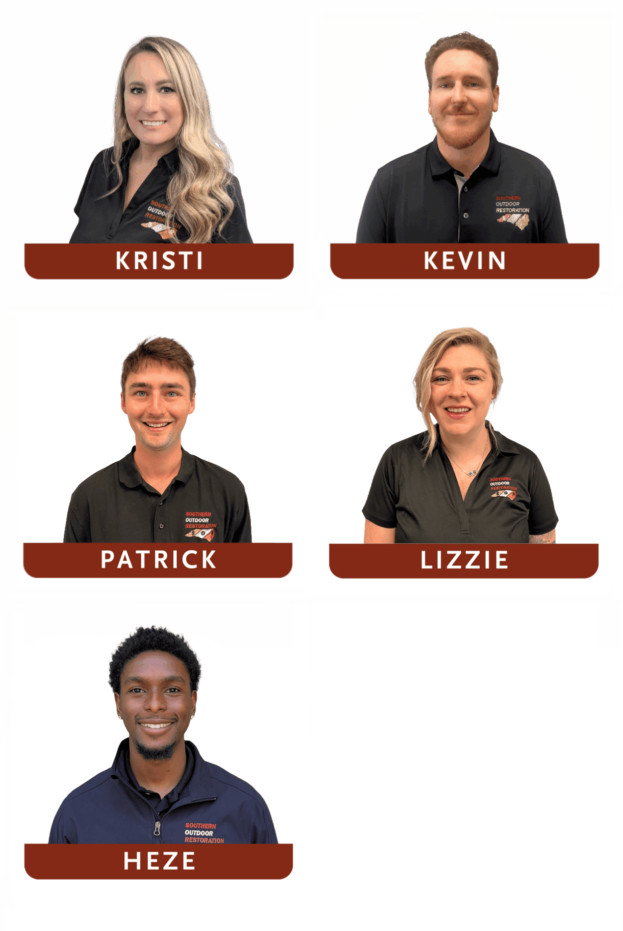Kristi, Kevin, Patrick, Lizzie, and Heze